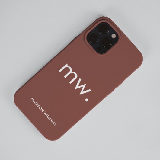 Monogram Pastel Elegant Feminine Minimalist Hoesje