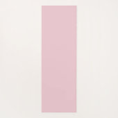 Monogram pastel girly bloemig kleurrijk patroon yogamat (Achterkant)