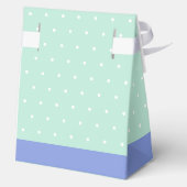 Monogram Pastel Groen Blauw Favoriete Doos Bedankdoosjes (Achterkant)