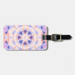 Monogram Pastel Paarse Mooie Roze Magische Ster Me Bagagelabel