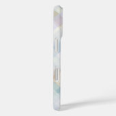 Monogram Pastel Plaid Blauw Lila Beige Aquarel Case-Mate iPhone Case (Achterkant / Rechts)