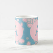 Monogram Pastel Retro Koffiemok (Center)
