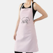 Monogram Pastel Roze Gepersonaliseerd Schort (Insitu)