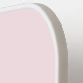 Monogram Pastel Roze Gouden Initialen Minimalistis Pickleball Paddle (Links Detail)