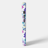 Monogram pastel Waterverven bloemenpatroon Case-Mate iPhone Case (Achterkant / Links)