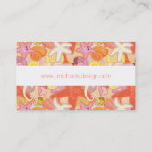Monogram Pastel Zee creatinineklaring Visitekaartje (Achterkant)