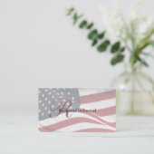 Monogram patriottische Visitekaartjes (Staand voorkant)