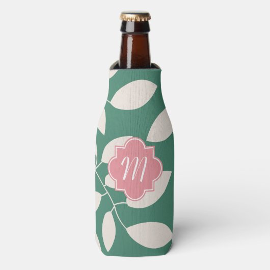 Monogram Patroon Fles Koelaar Cozy Flesjeskoeler (Fles Voorkant)