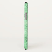 Monogram patroon groene cirkels Case-Mate iPhone case (Achterkant / rechts)