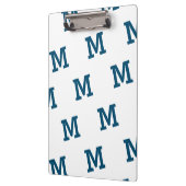 Monogram patroon klembord (Links)