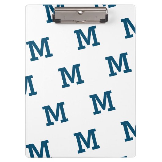 Monogram patroon klembord (Voorkant)
