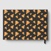 Monogram patroon pizza's gastenboek (Achterkant)