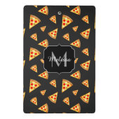 Monogram patroon pizza's mini klembord (Achterkant)