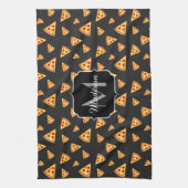 Monogram patroon pizza's theedoek (Verticaal)