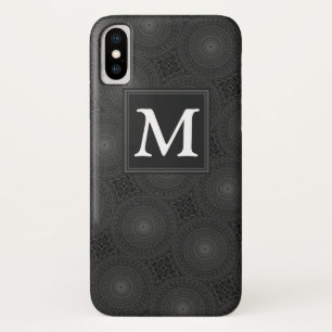 Monogram patroon van koolcirkels Case-Mate iPhone case