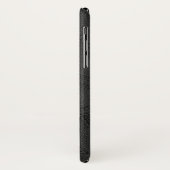 Monogram patroon van koolcirkels Case-Mate iPhone case (Achterkant/links)