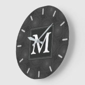 Monogram patroon van koolcirkels grote klok (Hoek)