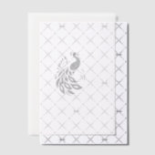 Monogram Pauw  Vellum Uitnodigingen (Offset (Uitnodiging))