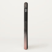 Monogram Peach Overlay Enkelvoudige foto Case-Mate iPhone Case (Achterkant/links)