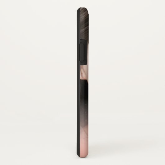 Monogram Peach Overlay Enkelvoudige foto Case-Mate iPhone Case (Achterkant/rechts)