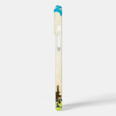 Monogram Peacock Chandelier Damask Case-Mate iPhone Case (Achterkant / Links)