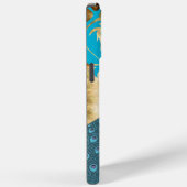 Monogram Peacock Chandelier Damask Case-Mate iPhone Case (Achterkant / Rechts)
