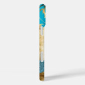 Monogram  Peacock Chandelier Damask Case-Mate iPhone Case (Achterkant / Rechts)