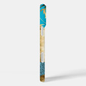 Monogram Peacock Chandelier Damask Case-Mate iPhone Case (Achterkant / Rechts)