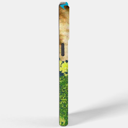 Monogram  Peacock Chandelier Damask iPhone Case-Mate iPhone Case (Achterkant / Rechts)