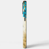 Monogram Peacock Chandelier Damask iPhone Case-Mate iPhone Case (Achterkant / Links)