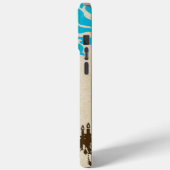 Monogram  Peacock Chandelier Damask iPhone Case-Mate iPhone Case (Achterkant / Links)