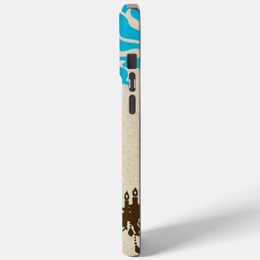 Monogram Peacock Chandelier Damask iPhone Case-Mate iPhone Case (Achterkant / Links)