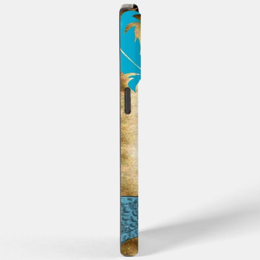 Monogram  Peacock Chandelier Damask iPhone Case-Mate iPhone Case (Achterkant / Rechts)