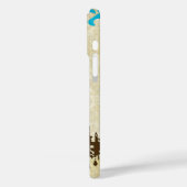 Monogram Peacock Chandelier Damask iPhone Case-Mate iPhone Case (Achterkant / Links)