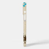 Monogram  Peacock Chandelier Damask iPhone Case-Mate iPhone Case (Achterkant / Links)