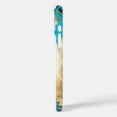 Monogram  Peacock Chandelier Damask iPhone Case-Mate iPhone Case (Achterkant / Links)