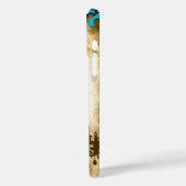 Monogram Peacock Chandelier Damask iPhone Case-Mate iPhone Case (Achterkant / Links)