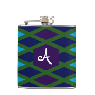 Monogram Peacock Diamond Heupfles