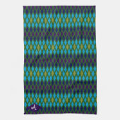 Monogram Peacock Diamond Theedoek (Verticaal)