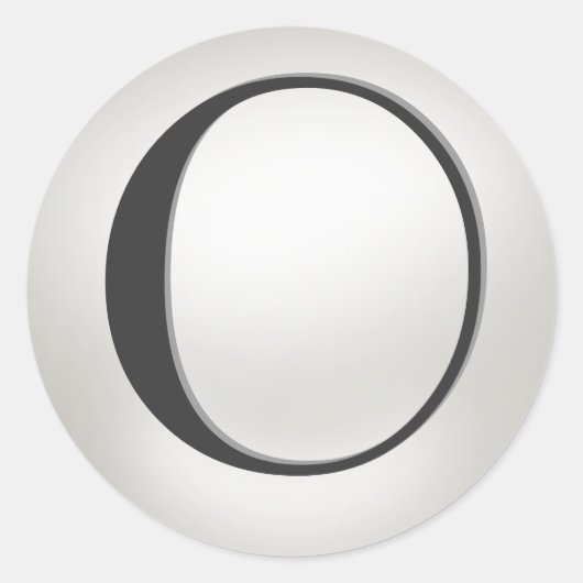 Monogram Pearl Stickers = Monogram O (Voorkant)