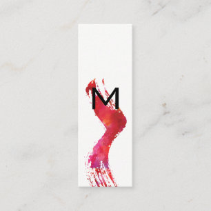 Monogram penseel voor Waterverf Mini Visitekaartje