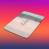 Monogram penseelstreken kleurrijk | badmat