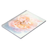 Monogram Peony-laptop Notitieboek (Linkerzijde)