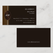 Monogram | Perfect Visitekaartje (Voorkant / Achterkant)