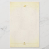 Monogram  perkampapier briefpapier (Voorkant)