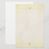 Monogram  perkampapier briefpapier (Voorkant / Achterkant)