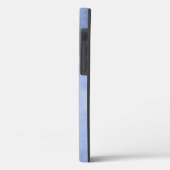 Monogram personaliseer Blauwe en Witte Waterverf Case-Mate iPhone Case (Achterkant / Links)