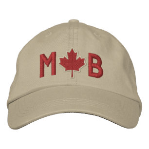 Monogram Personaliseer Maple Leaf Embroidery Geborduurde Pet