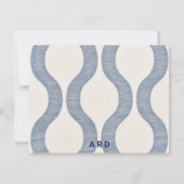 MONOGRAM PERSONALISEERD PREPPY BRIEFPAPIER NOTECAR NOTITIEKAARTJE (Achterkant)