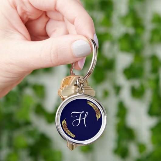Monogram (personaliseren) sleutelhanger (Hand)